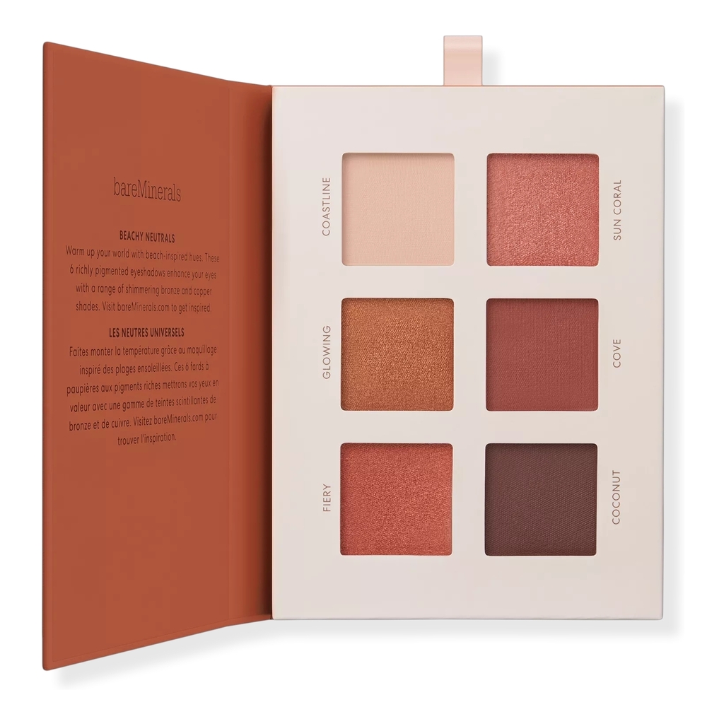 NIB bareMinerals Mineralist Talc Free Eyeshadow Palette Warmth Beachy Neutrals